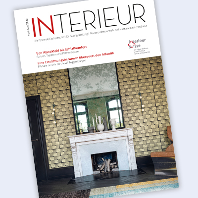 «Interieur» – Die neue Fachzeitschrift für Raumgestaltung bei den FACHMEDIEN